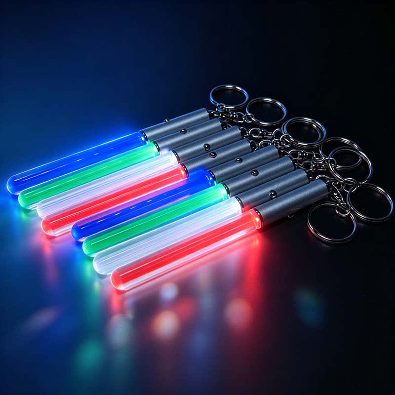Porte-clés sabre laser miniature lumineux LED, une nouveauté ! - image 0
