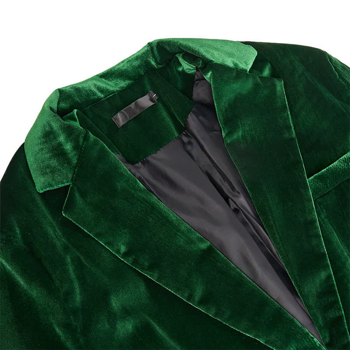 Costume de cérémonie en velours pour homme, style gentleman, idéal pour un mariage ou un bal de promo. - image 9