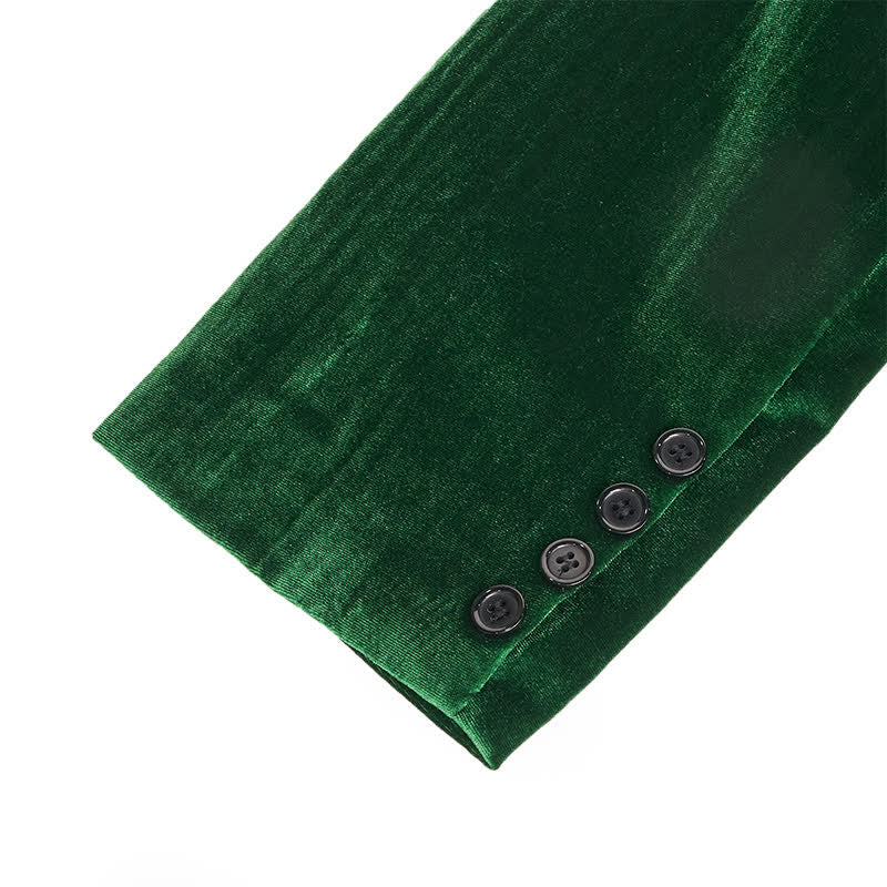 Costume de cérémonie en velours pour homme, style gentleman, idéal pour un mariage ou un bal de promo. - image 13
