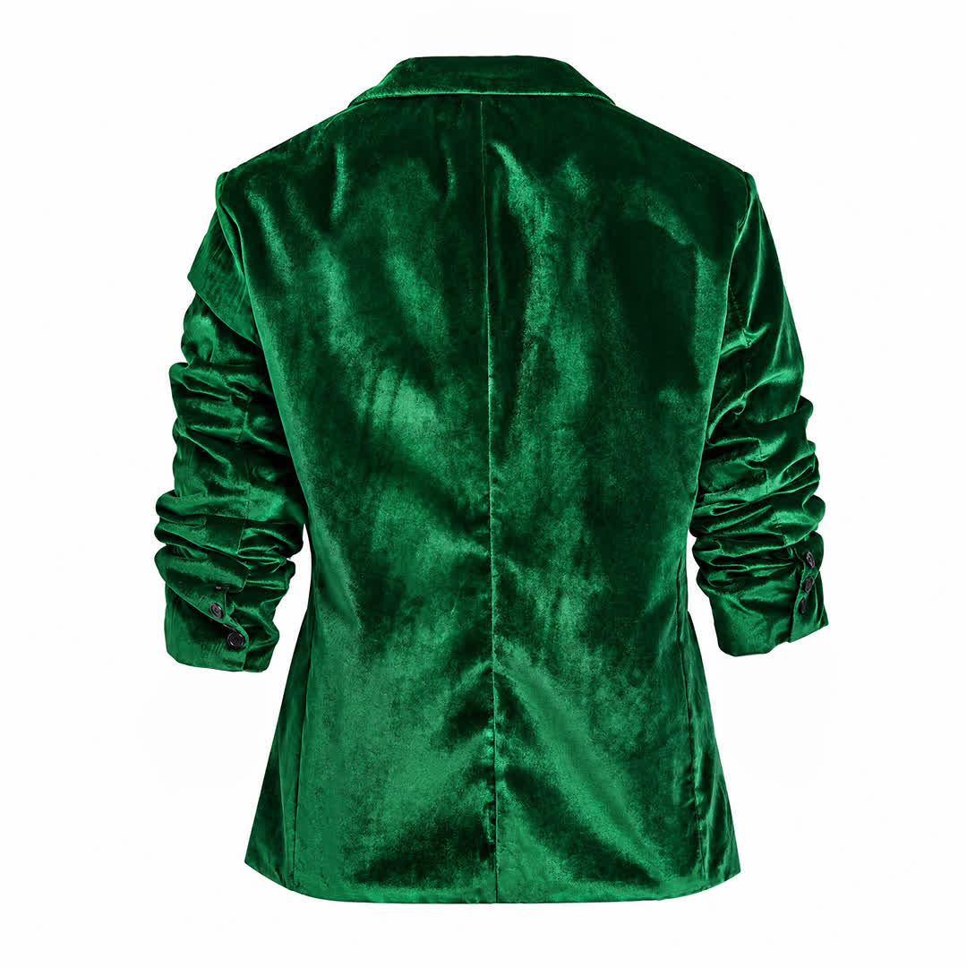 Costume de cérémonie en velours pour homme, style gentleman, idéal pour un mariage ou un bal de promo. - image 15