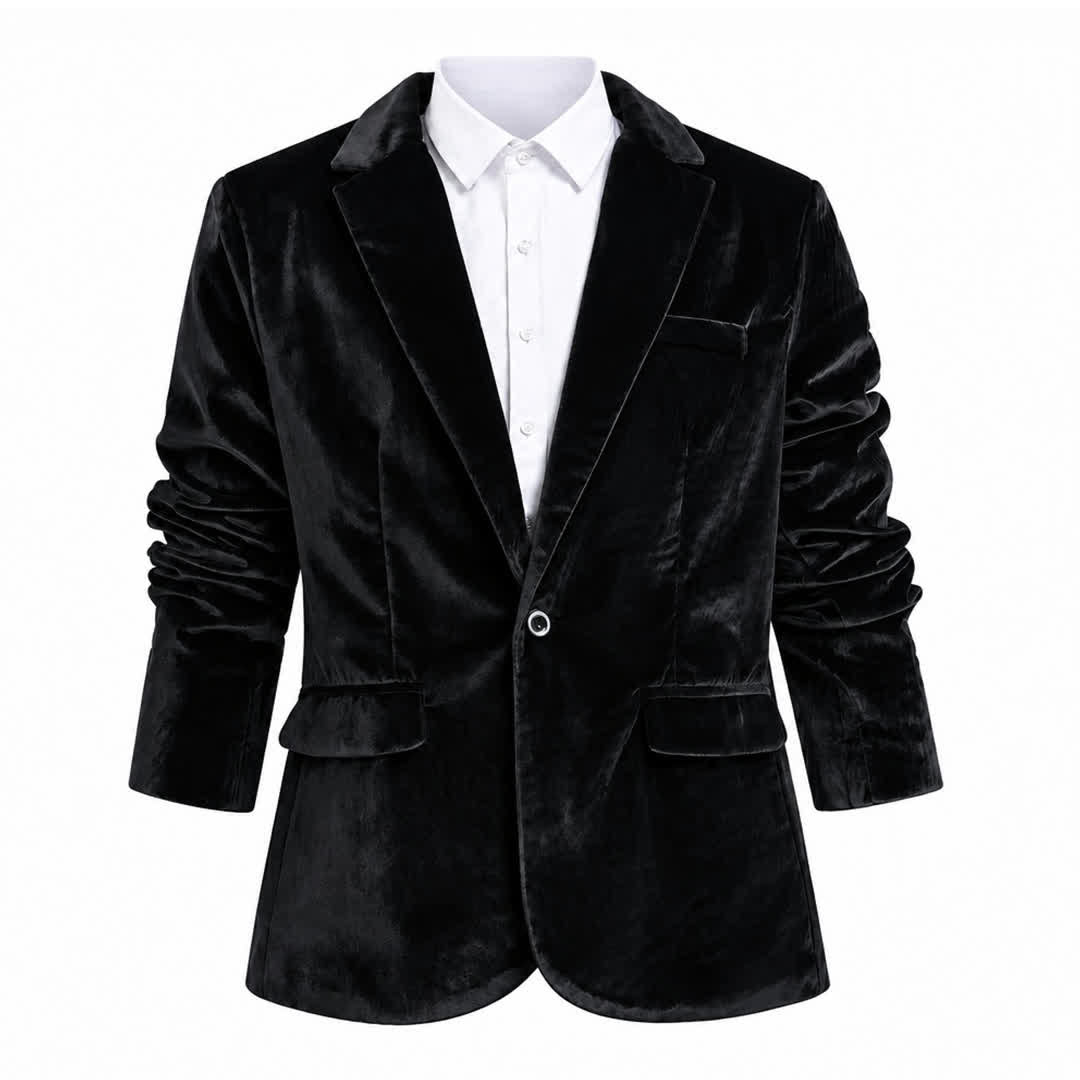 Costume de cérémonie en velours pour homme, style gentleman, idéal pour un mariage ou un bal de promo. - image 20