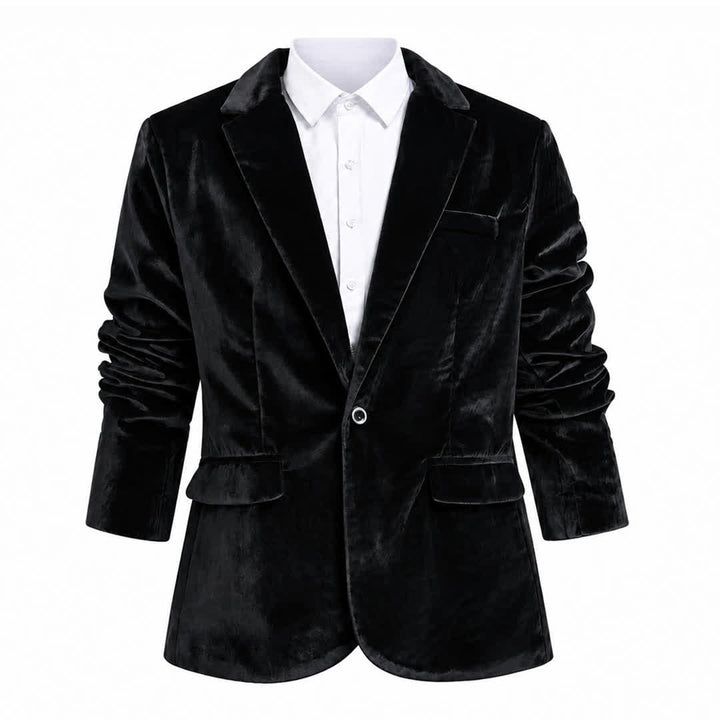 Costume de cérémonie en velours pour homme, style gentleman, idéal pour un mariage ou un bal de promo. - image 20