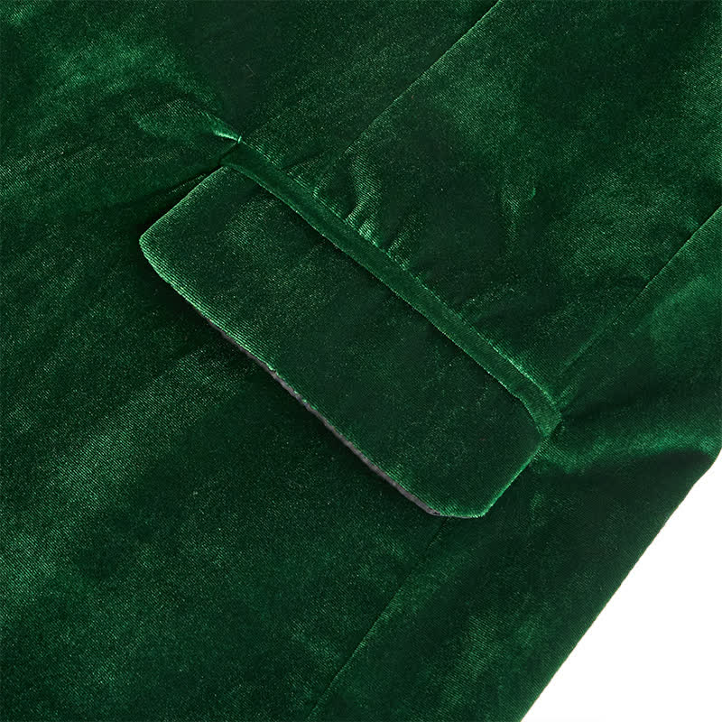 Costume de cérémonie en velours pour homme, style gentleman, idéal pour un mariage ou un bal de promo. - image 12