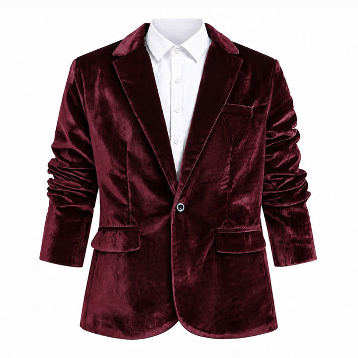 Costume de cérémonie en velours pour homme, style gentleman, idéal pour un mariage ou un bal de promo. - image 19