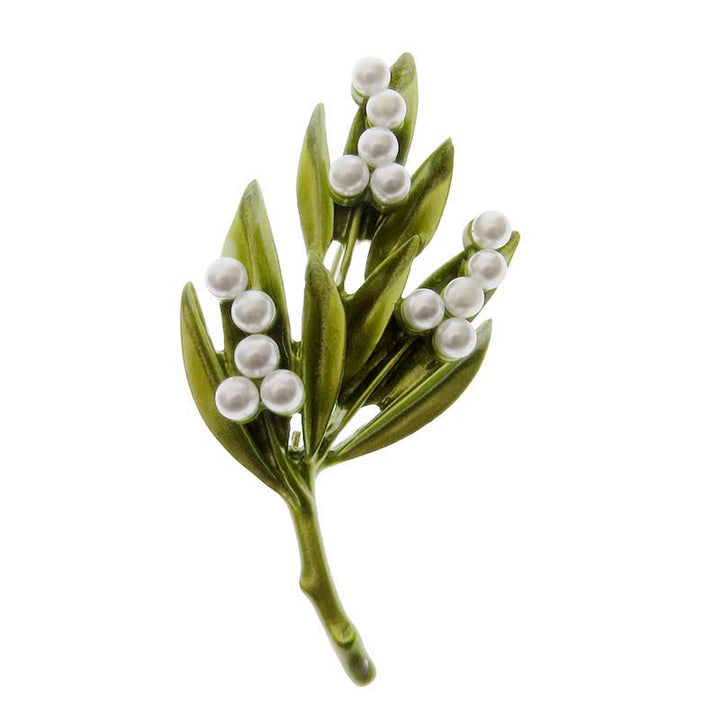 Broche botanique pour jardin féerique « Le langage des fleurs » - frêne - image 4