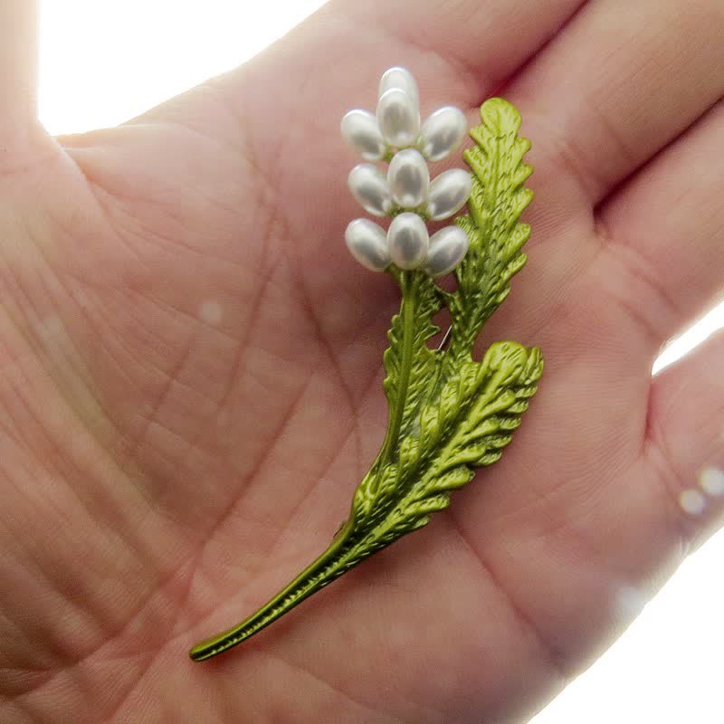 Broche botanique pour jardin féerique « Le langage des fleurs » - Lavande - image 11