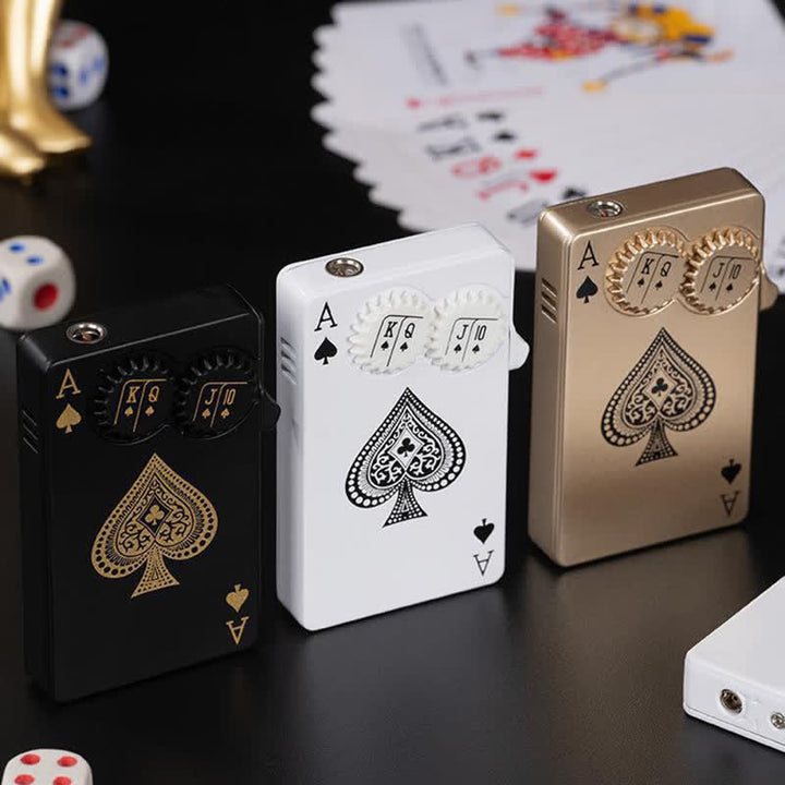 Briquet à butane Ace Of Spades avec roulettes fidget spinner - image 0