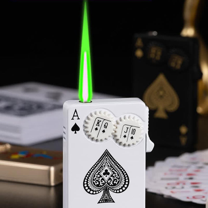Briquet à butane Ace Of Spades avec roulettes fidget spinner - image 3