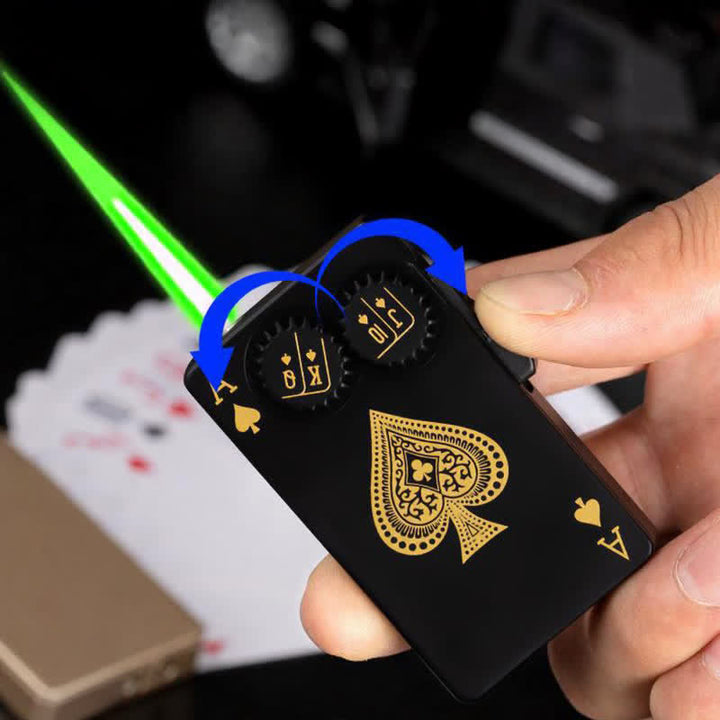 Briquet à butane Ace Of Spades avec roulettes fidget spinner - image 2