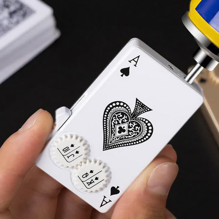 Briquet à butane Ace Of Spades avec roulettes fidget spinner - image 4