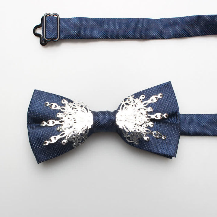 Nœud papillon pour homme avec motif mosaïque et soleil