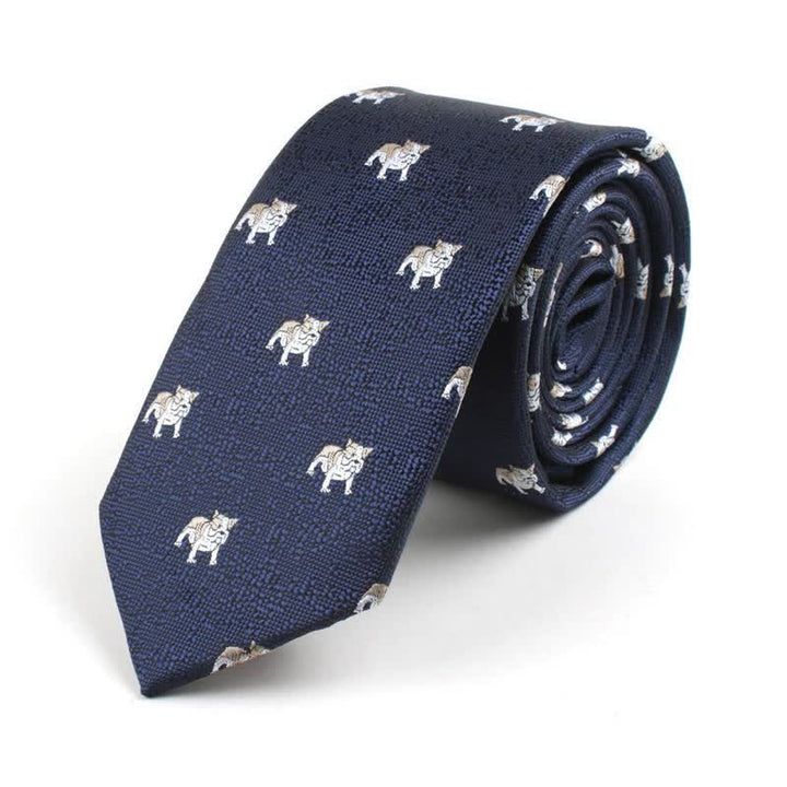 Cravate pour homme à motifs de dessins animés mignons 