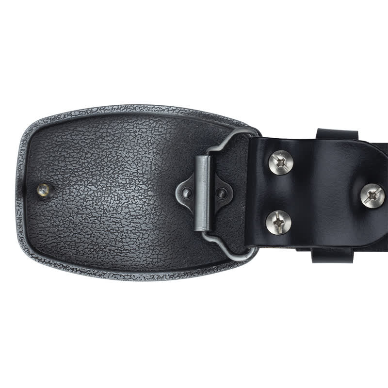 Ceinture en cuir rétro pour homme avec motif aigle America's Freedom