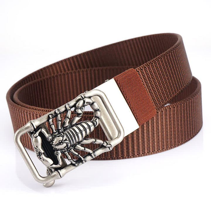 Ceinture simple en nylon pour homme King Scorpion