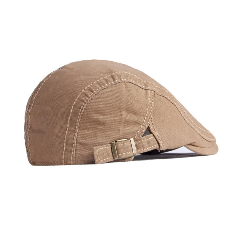Casquette plate béret en coton de peintre rétro - image 6