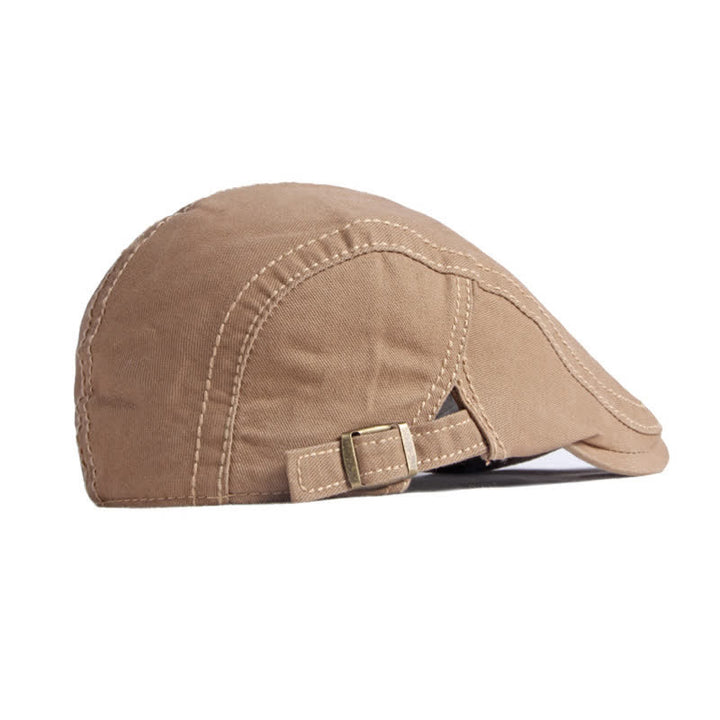 Casquette plate béret en coton de peintre rétro - image 6