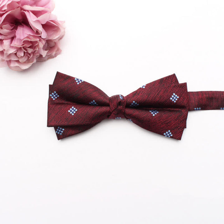 Nœud papillon géométrique pour homme