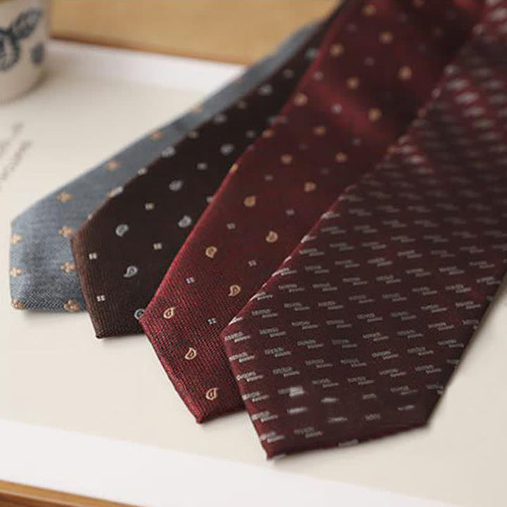 Lot de 2 pochettes de costume à motif mini vintage pour homme