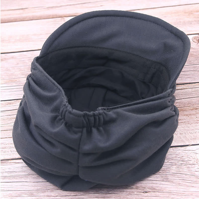 Casquette de baseball plissée à bord souple pour femme