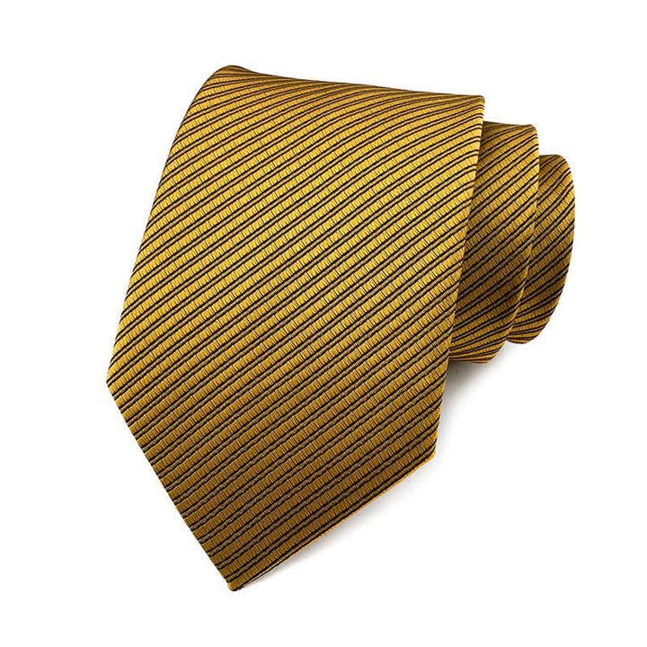 Cravate de travail discrète en sergé de couleur unie pour homme