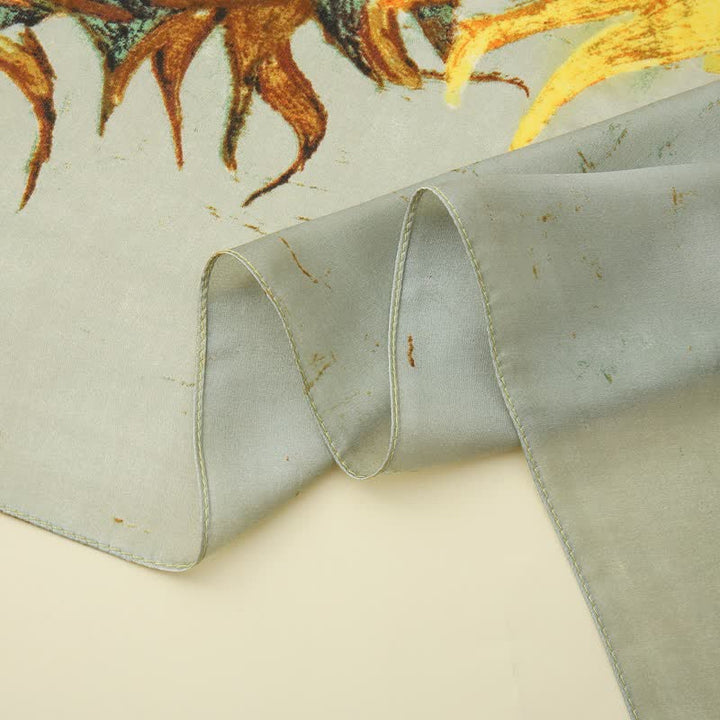 Foulard fin pour femme Van Gogh Tournesols
