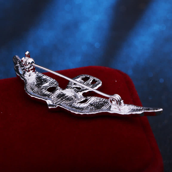 Broche d'insigne d'aile de pilote pour homme