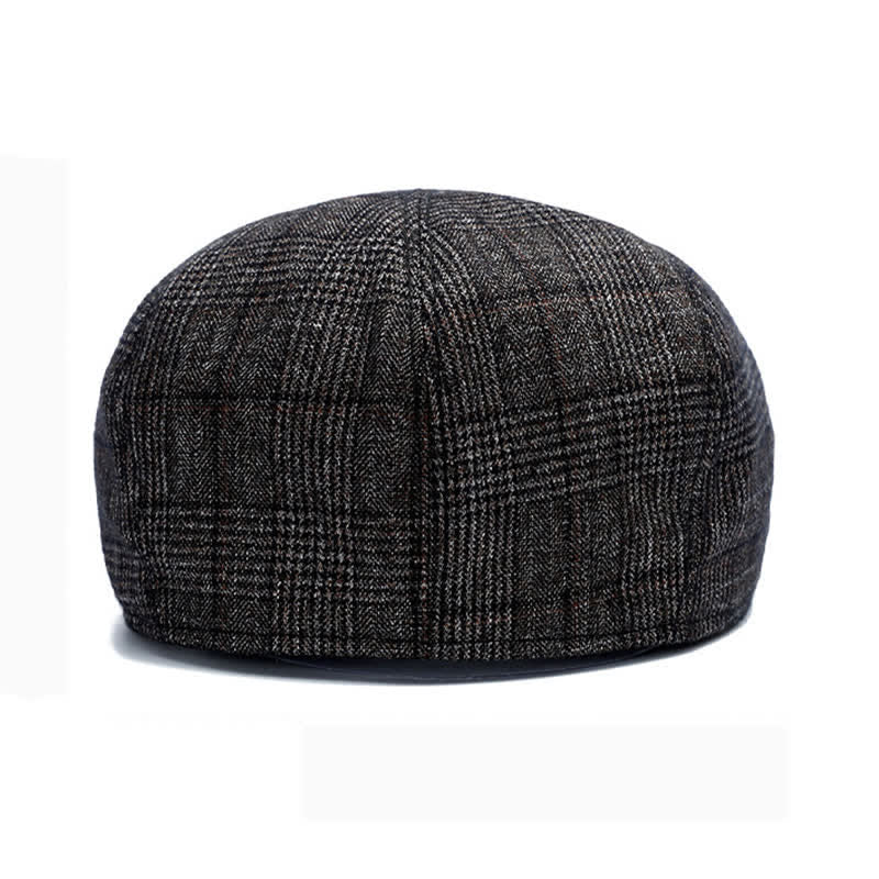 Casquette plaque classique de vendeur de journaux avec béret à cache-oreilles