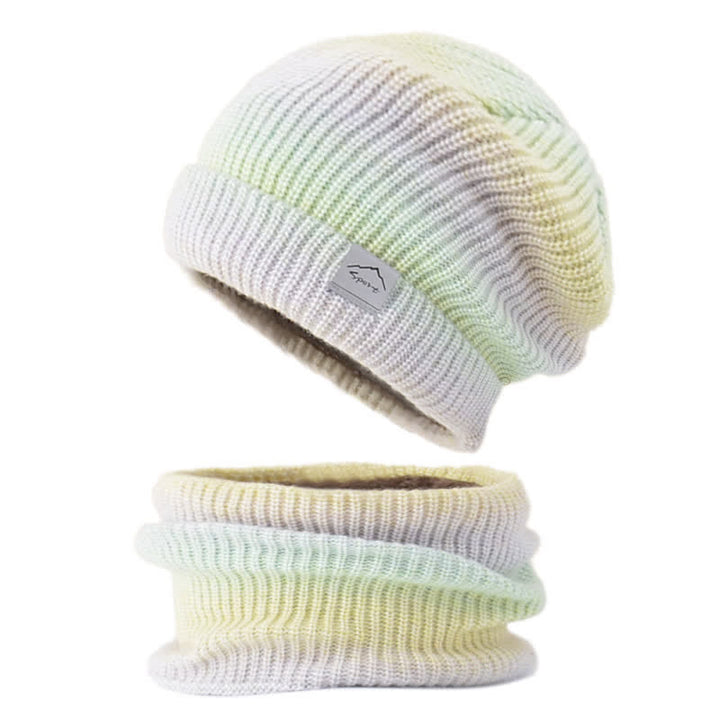Lot de 2 écharpes extensibles à dégradé de couleurs