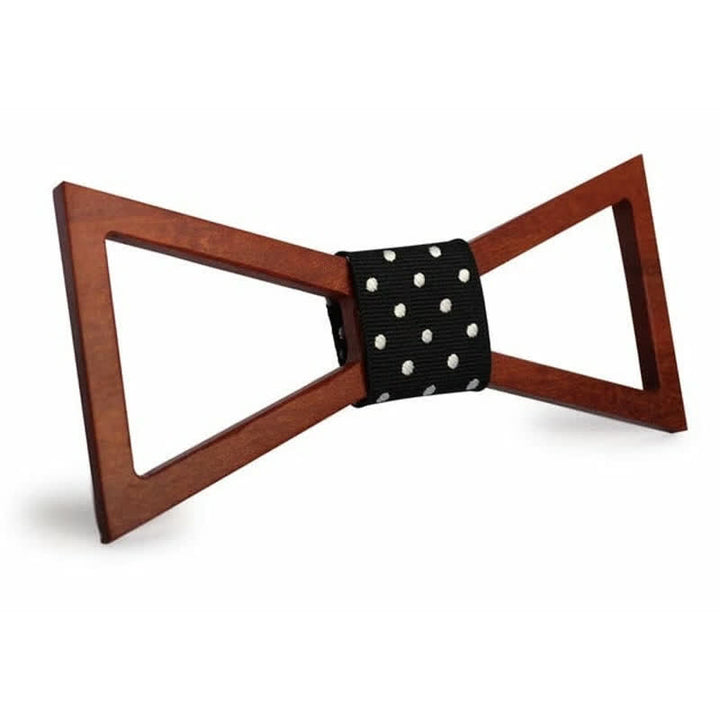 Noeud papillon classique en bois pour homme