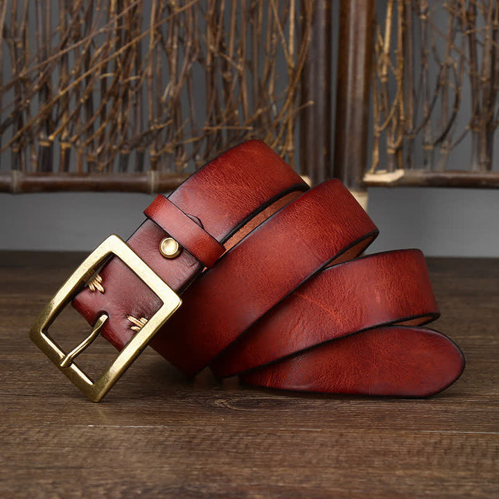 Ceinture froissée vintage pour homme