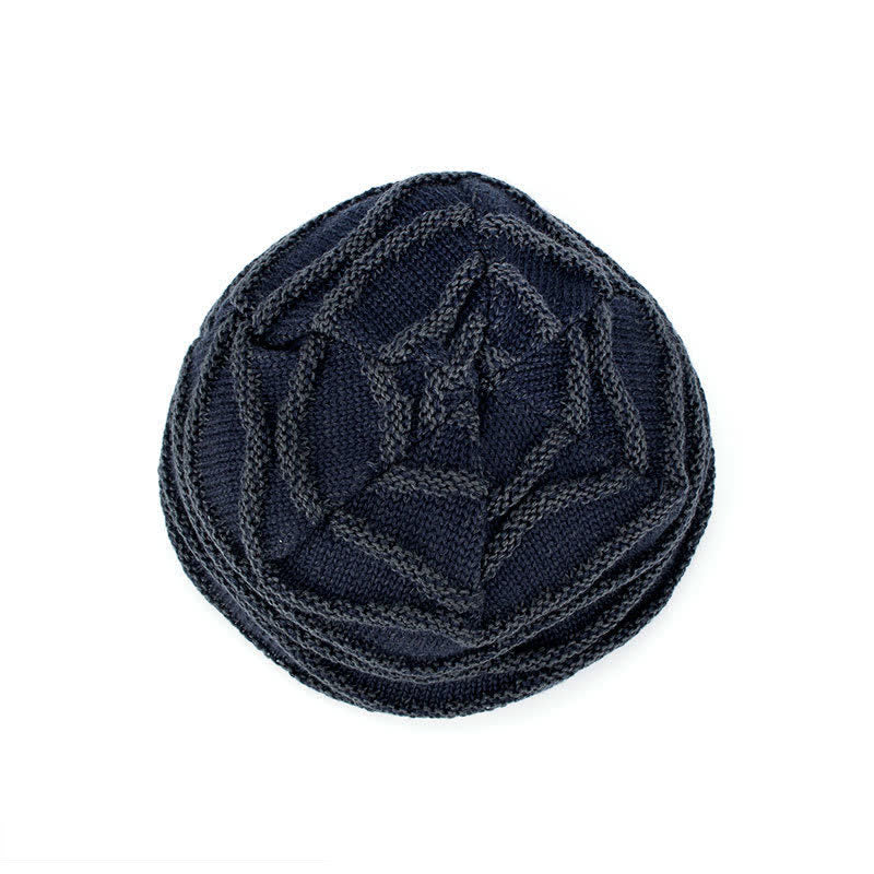 Bonnet tricoté cinq étoiles doublé polaire