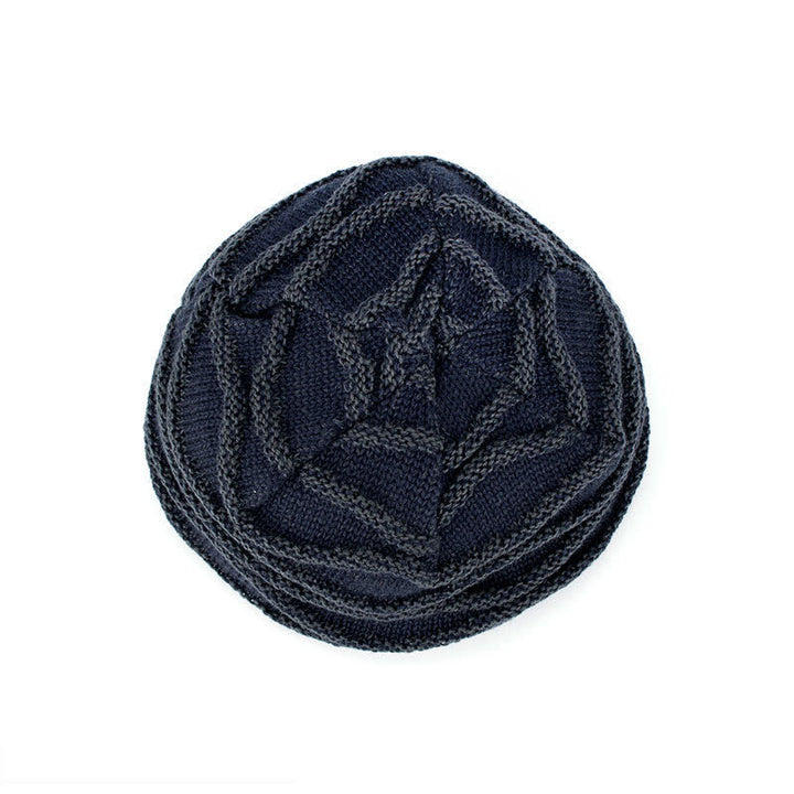 Bonnet tricoté cinq étoiles doublé polaire