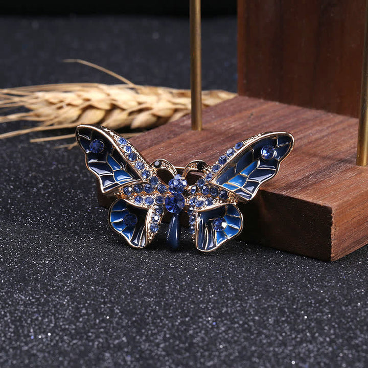 Broche papillon de conte de fées élégante pour femme