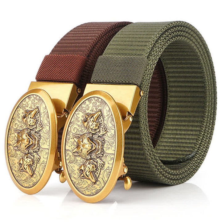 Ceinture en nylon simple pour hommes Hungry Wolves