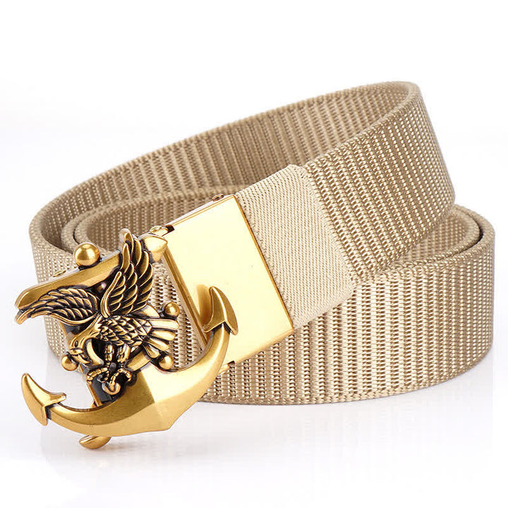 Ceinture en nylon avec ancre d'aigle pour homme