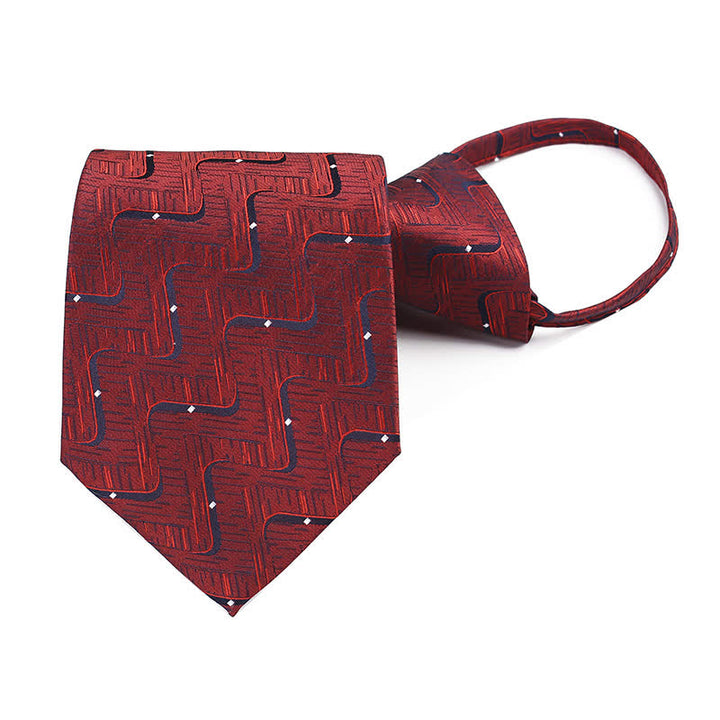 Cravate zippée pour homme Distant Galaxy - Rouge - image 0