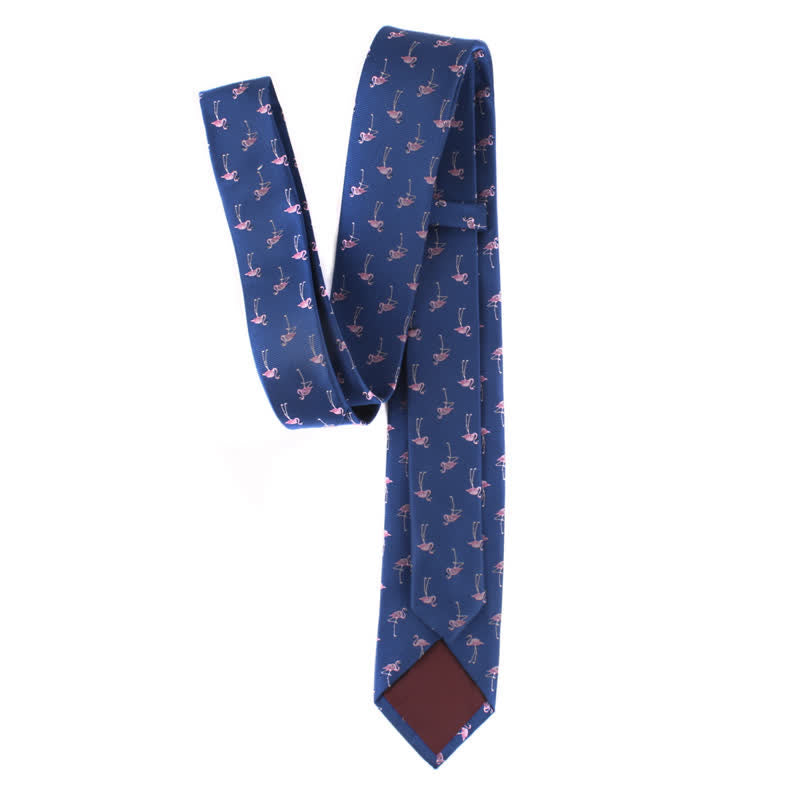 Cravate pour homme à motifs d'animaux et de poker - image 2