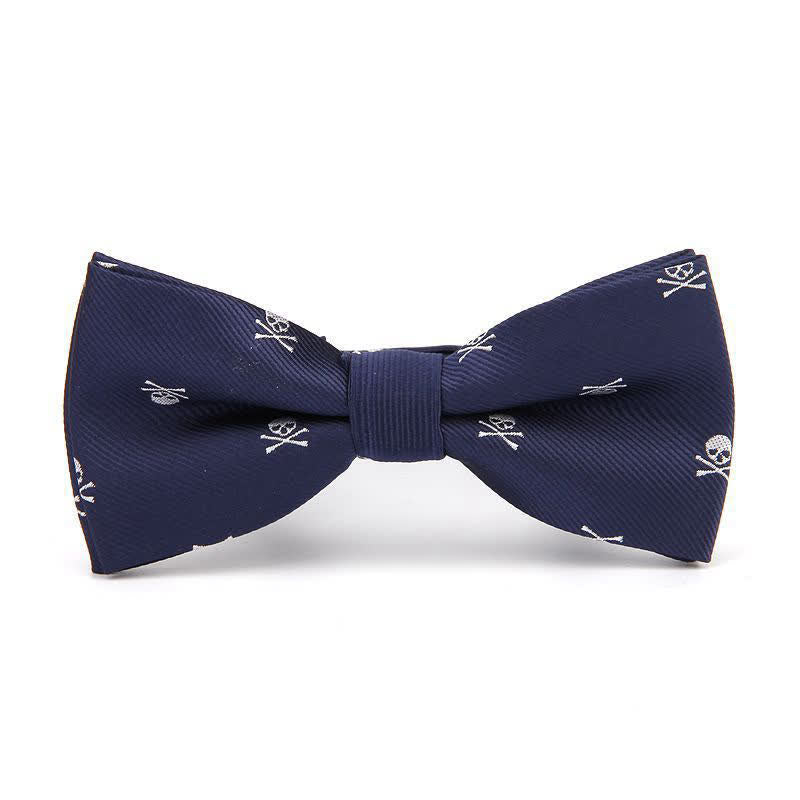 Nœud papillon squelette d'Halloween pour homme