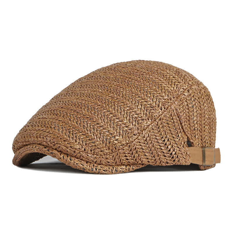 Casquette béret tissée pare-soleil d'été