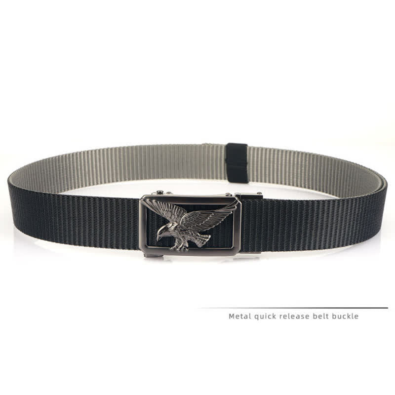 Ceinture en nylon double face Soaring Hawk Eagle pour homme