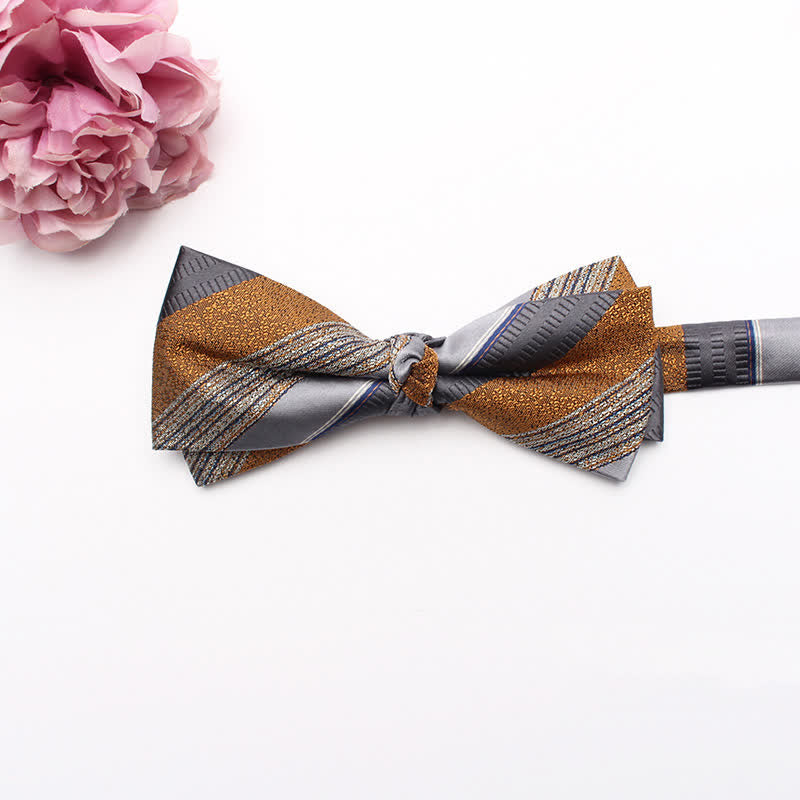 Nœud papillon géométrique pour homme