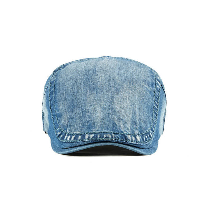 Casquette Béret Simple Jean Denim - image 4