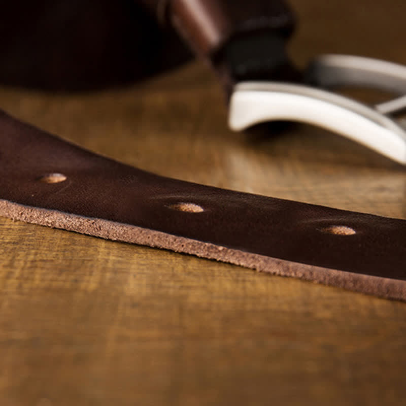 Ceinture en cuir personnalisée originale pour homme