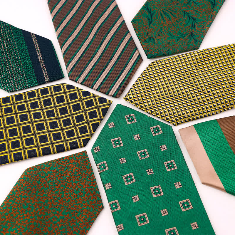 Cravate pour homme de la série Fresh Green &amp; Yellow 