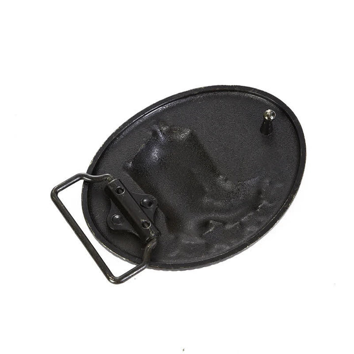 Ceinture en cuir à boucle pour bottes de cowboy DIY pour hommes