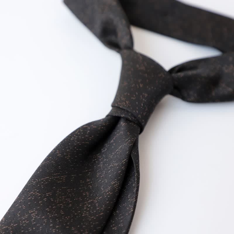 Cravate pour homme à motif système solaire de couleurs mélangées