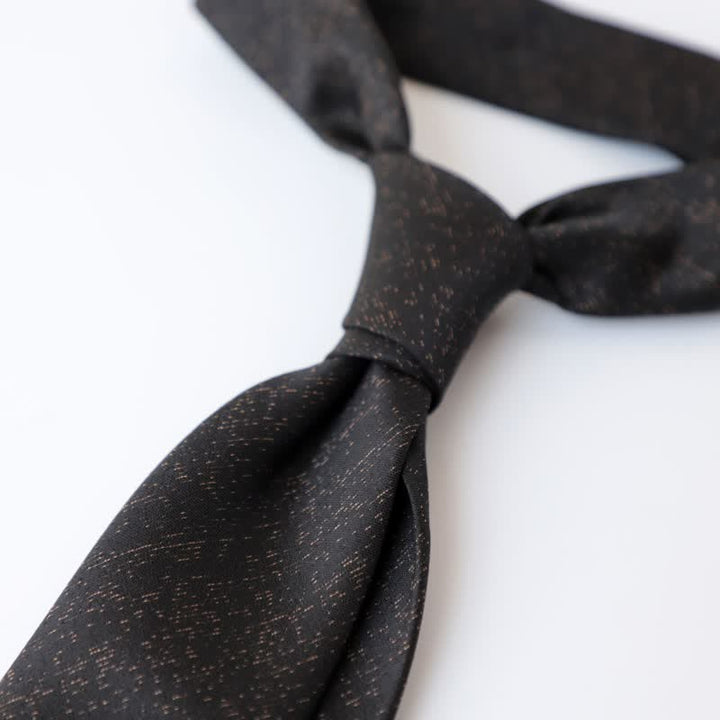 Cravate pour homme à motif système solaire de couleurs mélangées