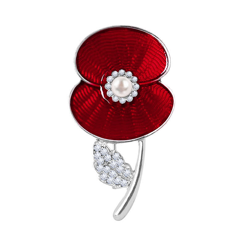 Broche coquelicot du jour du Souvenir pour femme