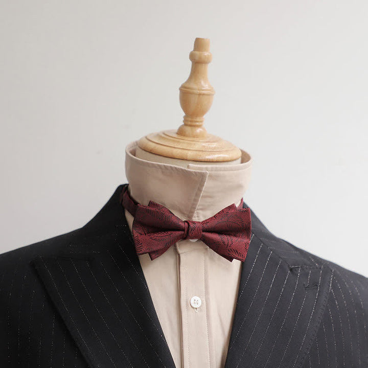 Nœud papillon Gentleman pour homme de la série Burgundy