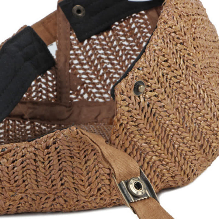 Casquette béret tissée pare-soleil d'été - image 9